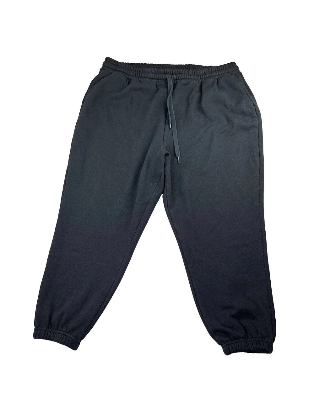 Fabletics Men's 3x Black Elastic-Waist Joggers Pockets Sweats